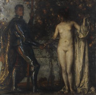 Carl von Marr Adam und Eva Wandbild