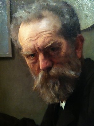 Carl von Marr Portrait Carl Marr Fater Wandbild