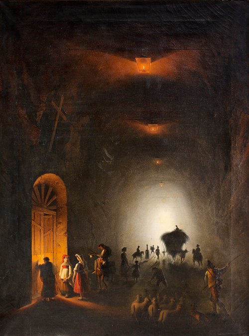 Friedrich von Nerly Tunnel in Possillibo Wandbild