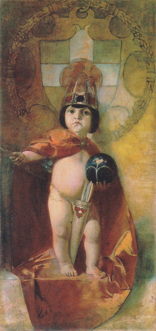 Franz von Stuck Amor Imperator Wandbild