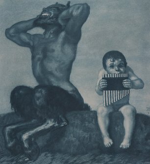 Franz von Stuck Dissonanz Wandbild
