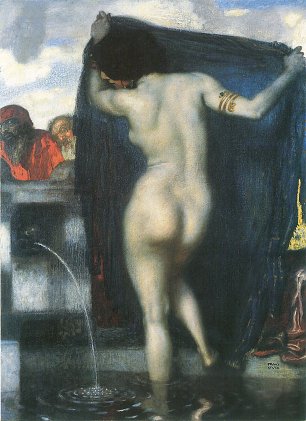 Franz von Stuck Stuck Susanna Wandbild