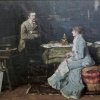 Fritz-von-Uhde-Fritz-von-Uhde-mit-Ehefrau-im-Atelier