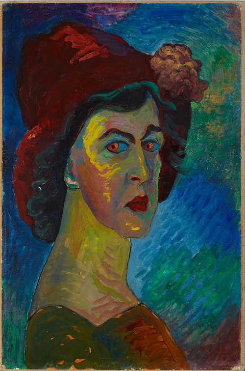 Marianne von Werefkin Selbstportrait 2 Wandbild
