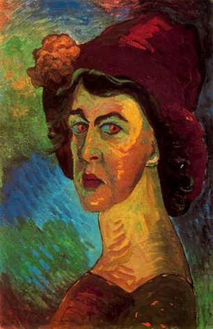 Marianne von Werefkin Selbstportrait Wandbild