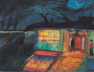 Marianne von Werefkin Sturmwind Wandbild