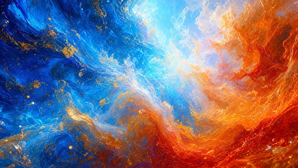 Abstrakt B0561 Wandbild