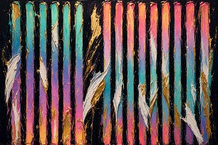 Abstrakt 007 Wandbild