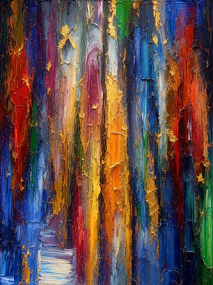 Abstrakt 020 Wandbild