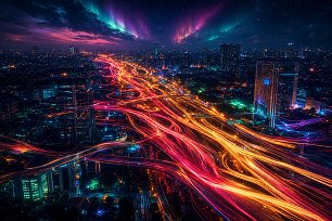 Verkehr Wandbild