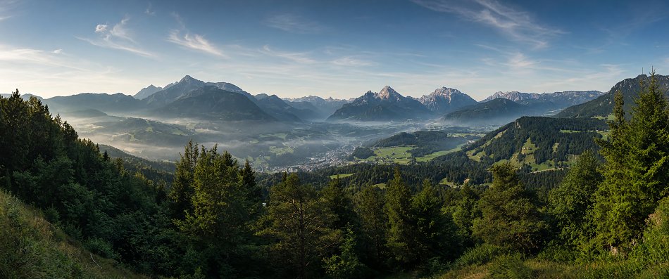 Alpen Wandbild