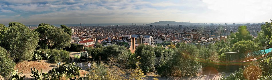 Barcelona Panorama Wandbild