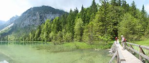 Bergsee Alpen Wandbild