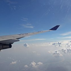 Blick-aus-Flugzeug