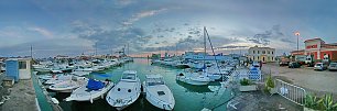 Catania Hafen Wandbild