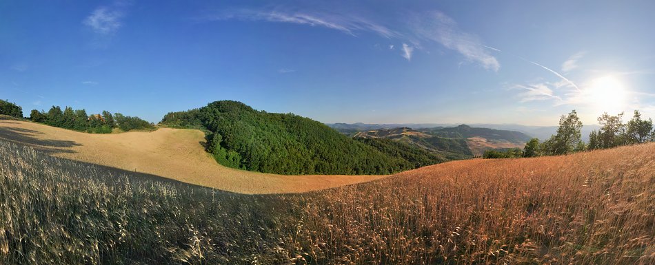 Huegellandschaft Italien Wandbild