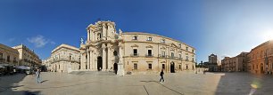 Platz am Dom von Syrakus Wandbild