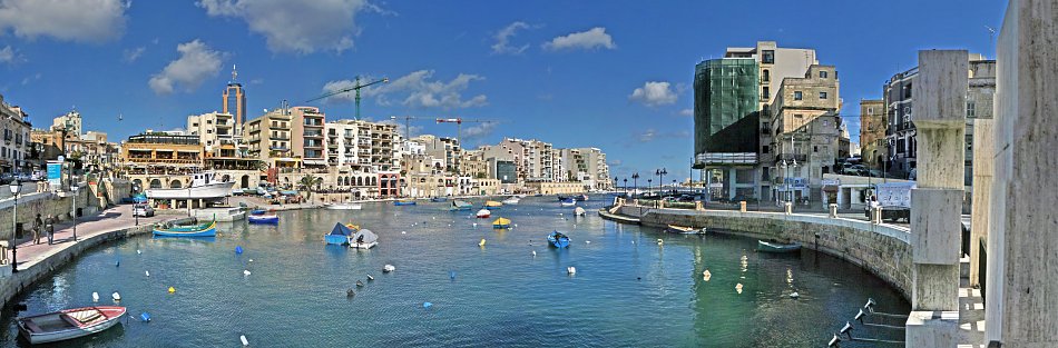St Julians Malta Wandbild