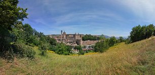 Stadt Urbino Panorama Wandbild