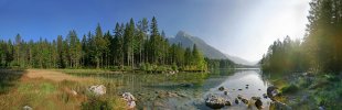 Bergsee-Watzmann-Alpen
