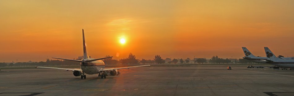 Morgenrot Bangkok Wandbild