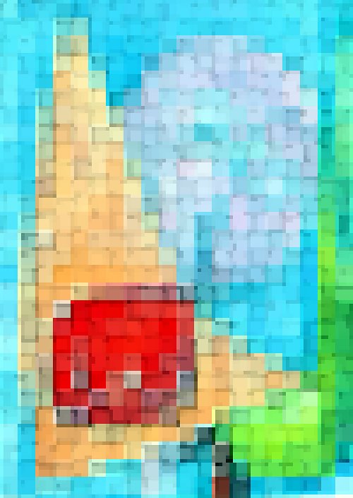 Abstrakt 0020 Wandbild