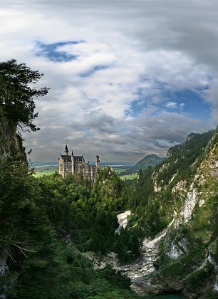 Neuschwanstein Wandbild