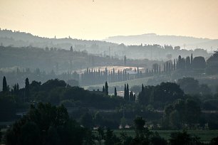 Landschaft Toskana Wandbild