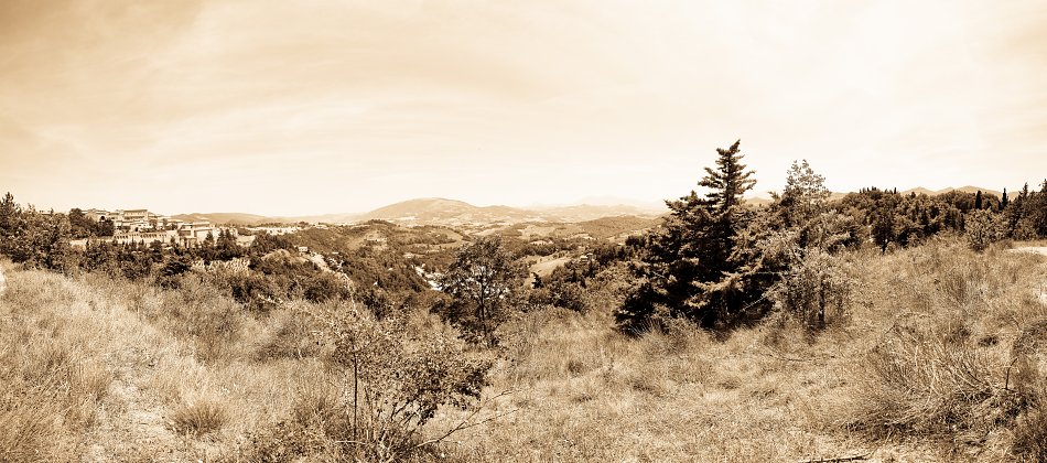 Italienische Landschaft Wandbild