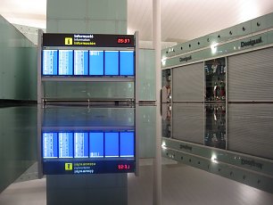 Modern Flughafen Terminal Wandbild