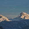 Schneebedeckte-Berggipfel