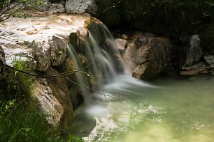 Fallendes Wasser Wandbild