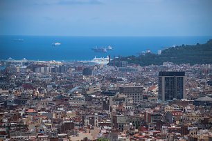 Barcelona Meerblick Wandbild