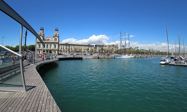 Barcelona Yachthafen Wandbild