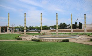 Brunnen von Montjuic Wandbild