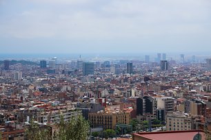 City von Barcelona Wandbild