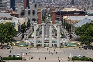 Fuente Magica de Montjuic Wandbild