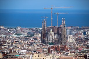 Gaudi Kirche Sagrada Familia Wandbild