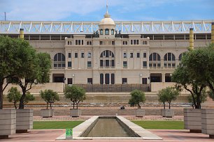 Palast in Barcelona Wandbild