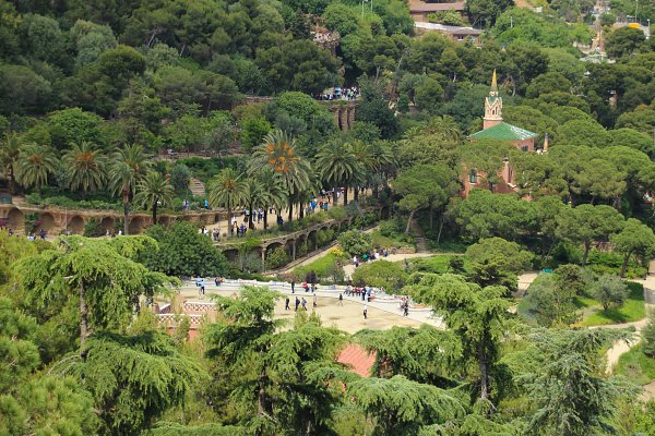 Parc Guell Garten Wandbild