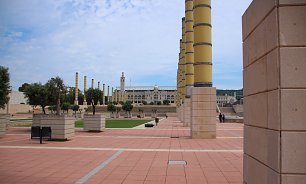 Platz von Montjuic Wandbild