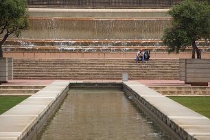 Stadt Teich Wandbild