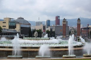 Stadtbrunnen Wandbild