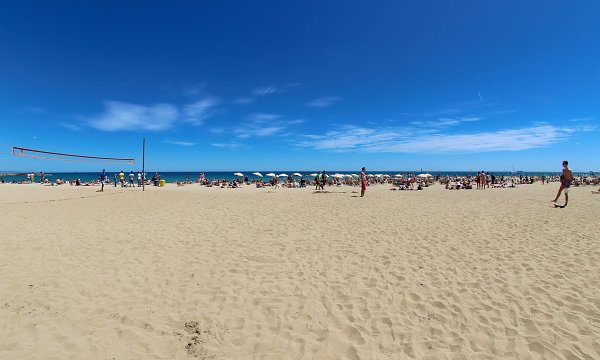 Strand von Barcelona Wandbild