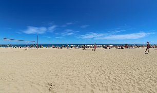 Strand von Barcelona Wandbild