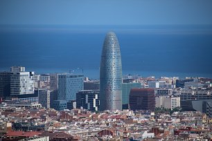 Torre Agbar Wandbild