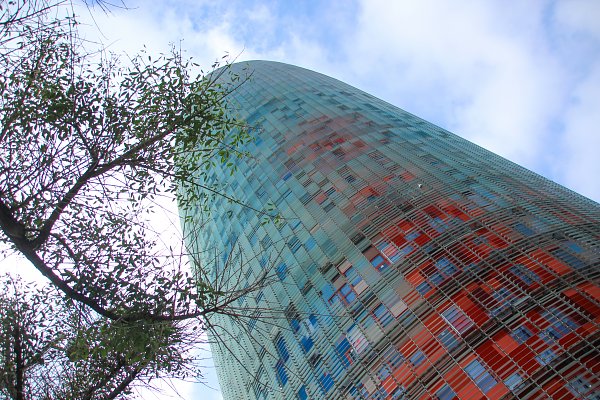 TorreAgbar Diagonal Wandbild