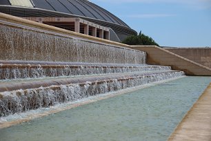 Wasseranlage Barcelona Wandbild