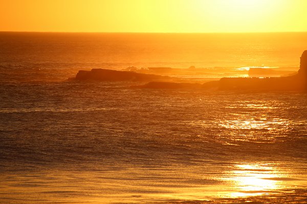 Goldenes Meer Wandbild