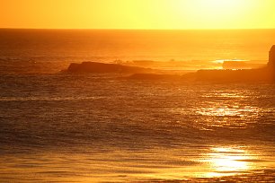 Goldenes Meer Wandbild